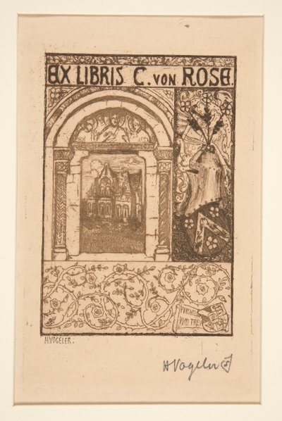 Boktavlor av Heinrich Vogeler