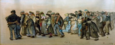 Spandau arbetartåget av Heinrich Zille