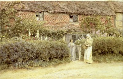 En stuga på Haslemere av Helen Allingham