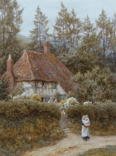 En stuga nära Haslemere av Helen Allingham
