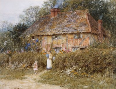 En gammal Surrey Cottage av Helen Allingham