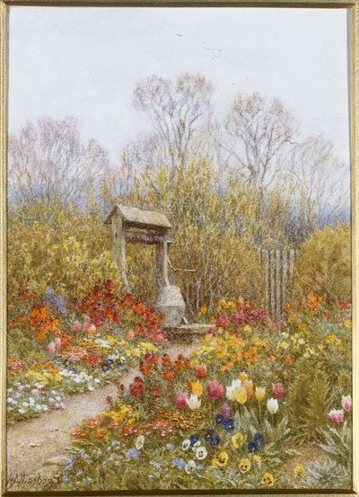 En gammal brunn, Brook, Surrey av Helen Allingham