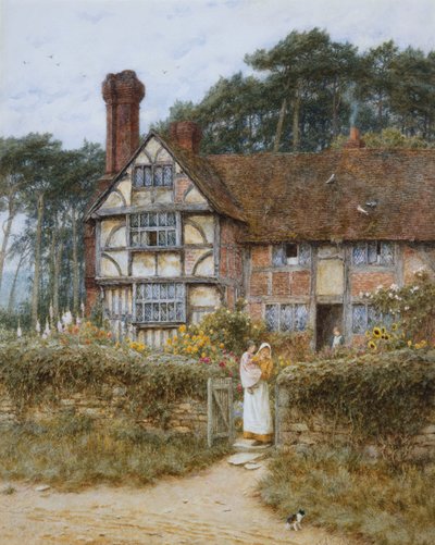 Unstead Farm, Godalming av Helen Allingham