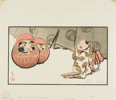 Retande Daruma av Helen Hyde