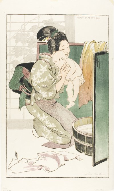 Badet av Helen Hyde