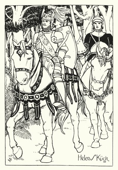 The Knight Magnificent (gravyr) av Helen S. Kuck