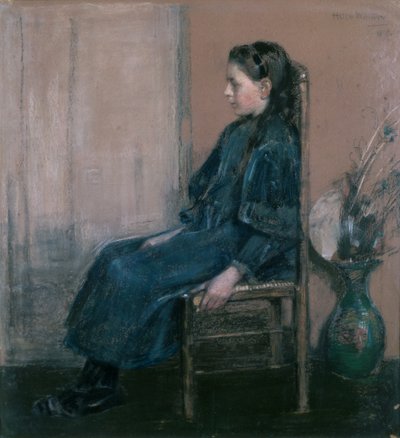 Porträtt av konstnärens dotter, Lillian av Helen Walton