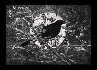 Blackbird, 2023 av Helen White