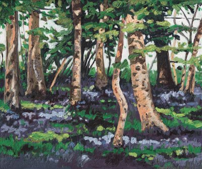 Bluebell wood, 2009, av Helen White