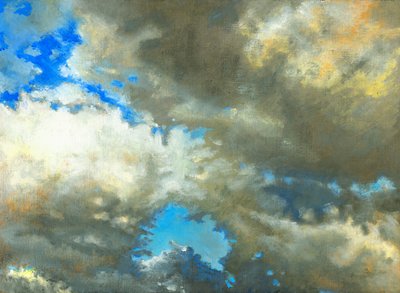 Breakthrough, 2013 (olja på papper) av Helen White