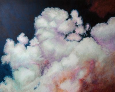 Cumulus, 2021 (akryl ombord) av Helen White