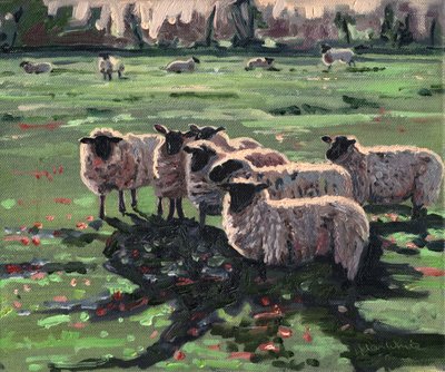 Nyfiken flock I, 2009, av Helen White