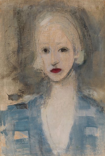 Blond kvinna av Helene Schjerfbeck
