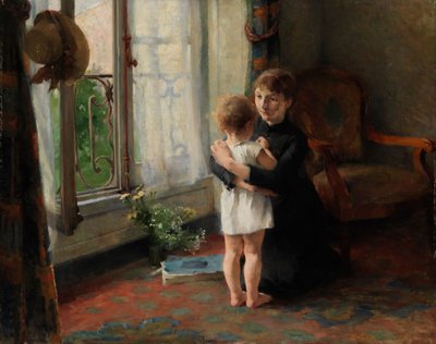 Mor och barn av Helene Schjerfbeck