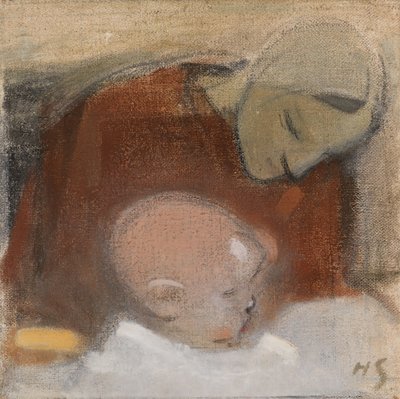 Mor och barn av Helene Schjerfbeck