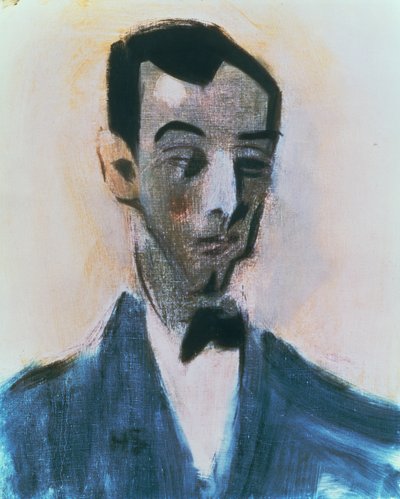 Porträtt av Mans Schjerfbeck av Helene Schjerfbeck