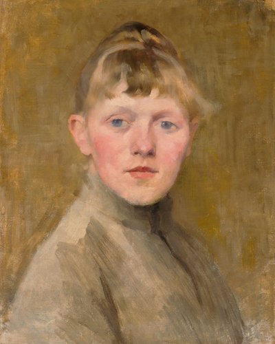 Självporträtt av Helene Schjerfbeck