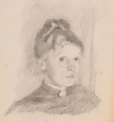 Självporträtt av Helene Schjerfbeck