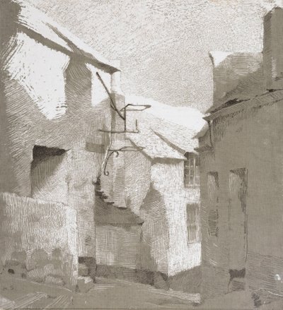 Gata, St. Ives av Helene Schjerfbeck