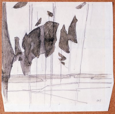 Tallar Vid Strand av Helene Schjerfbeck