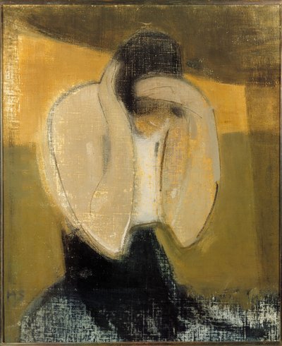 Gipsy Woman, 1919. av Helene Schjerfbeck
