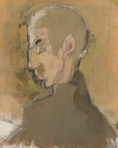 Hyresvärden II (Porträtt av en man) av Helene Schjerfbeck