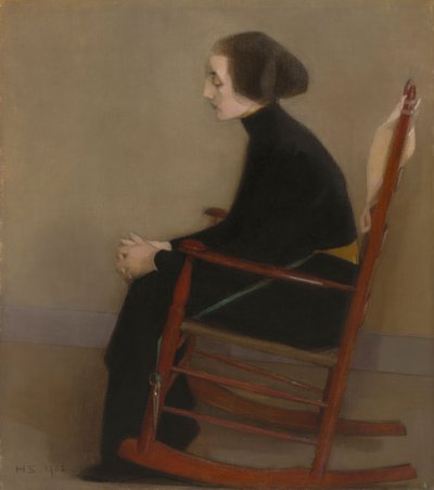 Sömmerskan (den arbetande kvinnan) av Helene Schjerfbeck