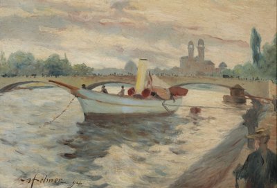 Motiv från Seine av Helmer Osslund