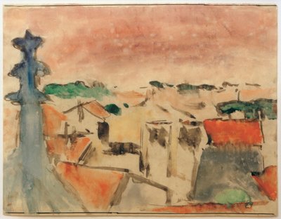By under lila himmel av Helmuth Macke