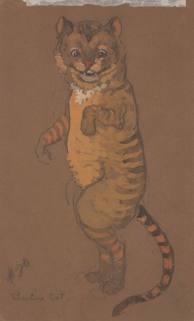 Cheshire Cat (kostymdesign för Alice i Underlandet, 1915) av Henderson, William Penhallow