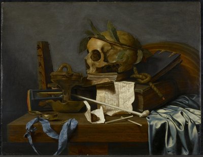 Stilleben (Vanitas), c.1637 av Hendrick Andriessen