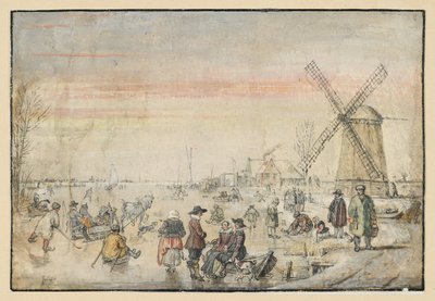 Livet på isen av Hendrick Avercamp