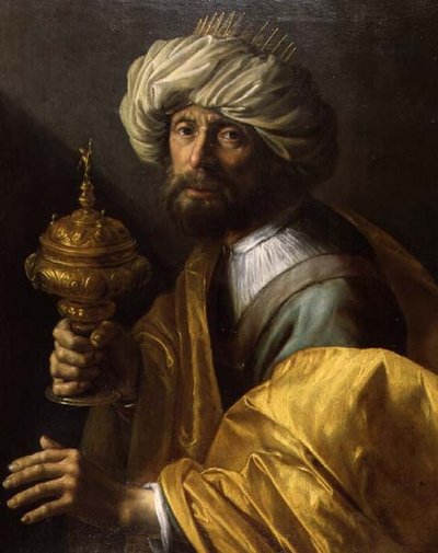 Porträtt av en gentleman som Caspar av Hendrick Bloemaert