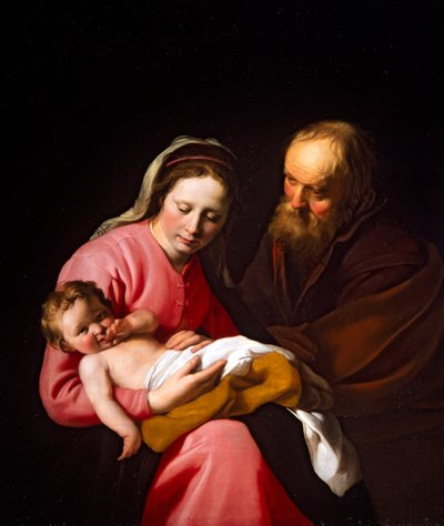 Den heliga familjen av Hendrick Bloemaert