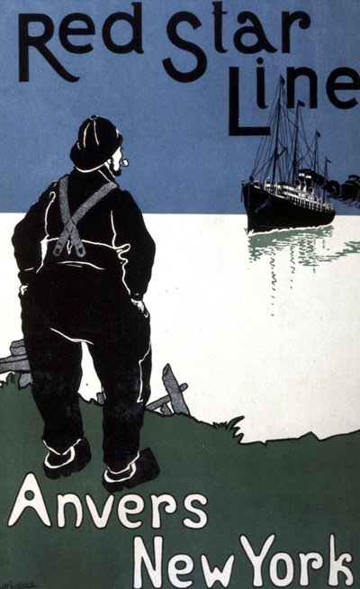 Anvers/New York, Red Star Line av Hendrick Cassiers