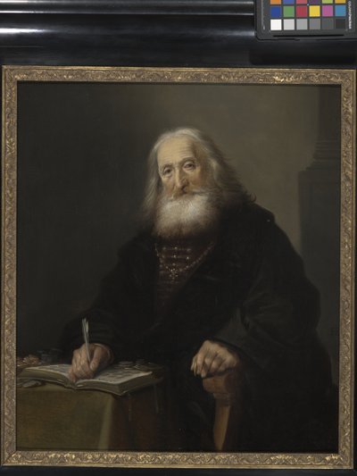 Myntsamlaren (olja på trä) av Hendrick Gerritsz Pot