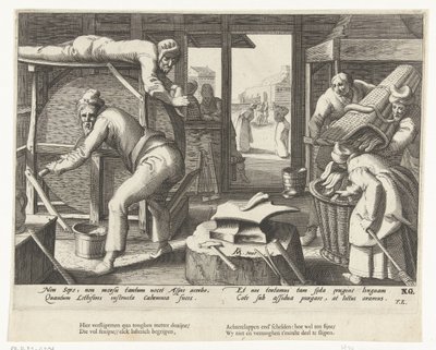 Tungvässare av Hendrick Goltzius (attributed to workshop of)