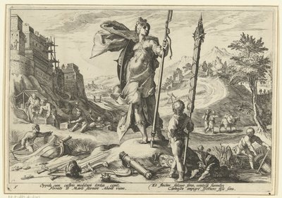 Bronsåldern Ovidius metamorfoser (serietitel) av Hendrick Goltzius (workshop of)