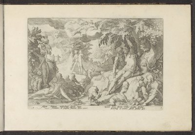 Gyllene ålder Ovidius metamorfoser (serietitel) Återskapanden av P. Ovidius Naso (serietitel) av Hendrick Goltzius (workshop of)