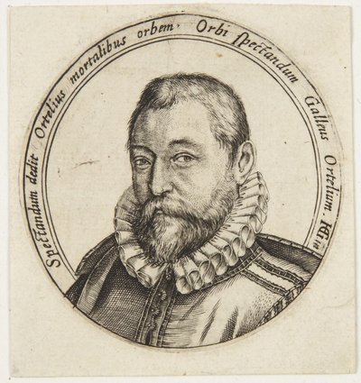 Abraham Ortelius av Hendrick Goltzius