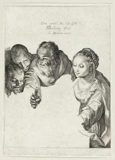 Herdarnas tillbedjan av Hendrick Goltzius