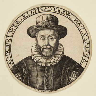 Adriaen van Westcappelle av Hendrick Goltzius