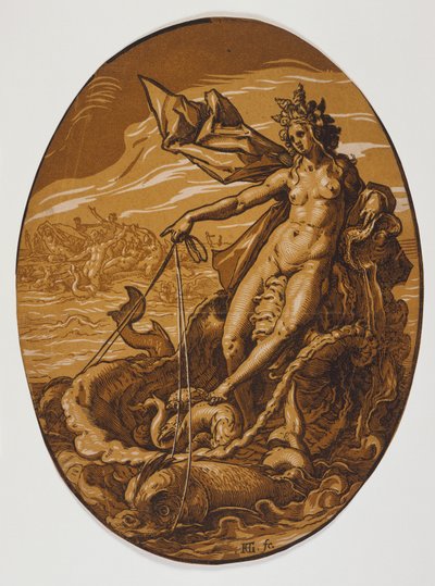 Amfitrite av Hendrick Goltzius