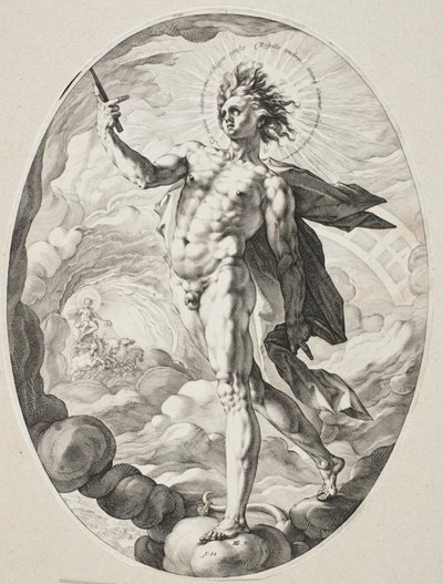 Apollo av Hendrick Goltzius