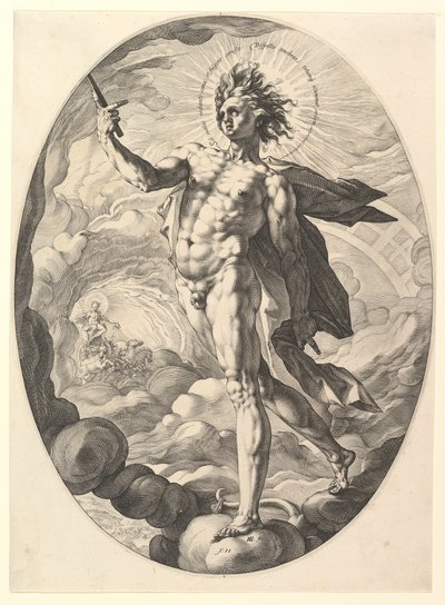 Apollon av Hendrick Goltzius