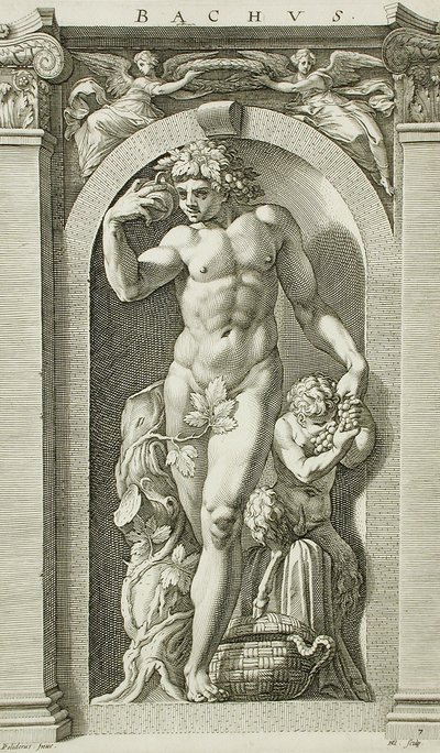 Bacchus av Hendrick Goltzius