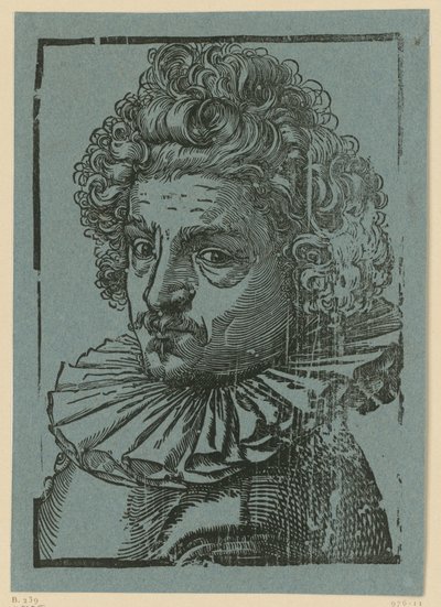 Porträtt av Gillis van Breen av Hendrick Goltzius