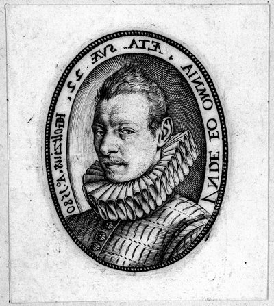Porträttbyst av en man av Hendrick Goltzius