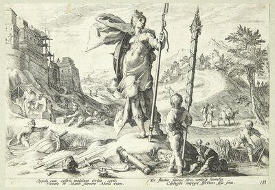 Bronsåldern av Hendrick Goltzius