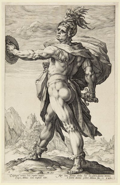 Calphurnius av Hendrick Goltzius